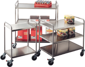 Cateringvogn Trolley m håndtag